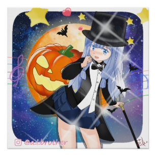 Holloween Viola Poster