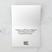Holly 152 Weihnachtskarte Feiertagskarte (Innenseite)