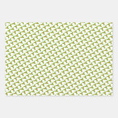 Holly and Berries Hand-drawn Christmas Holiday Geschenkpapier Set (Vorderseite)