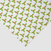 Holly and Berries Hand-drawn Christmas Holiday  Seidenpapier (Detail)