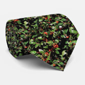 Holly and Berries Krawatte (Gerollt)