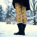 Holly and Berries on Pink Festive Whimsy Christmas Leggings<br><div class="desc">Dieses festliche Retro-Design besticht durch handgezeichnete Heilige und Beeren in sanftem Rosa für dieses gemütliche,  traditionelle Gefühl mit einem Hauch von Launen. Originelle Kunst von Malissa Melrose.</div>