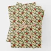 Holly and Evergreens Geschenkpapier Set (Beispiel)