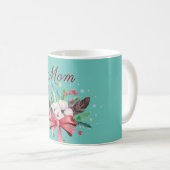 Holly and Feathers Bouquet Christmas Kaffeetasse (VorderseiteRechts)