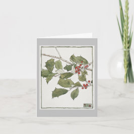 Holly and Ivy Christmas Card Karte
