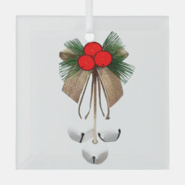 Holly and Jingle Bells Ornament