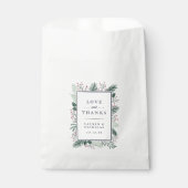 Holly and Pine Wedding Geschenktütchen (Vorderseite)