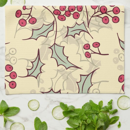 Holly Beerdesign Handtuch (Gefaltet)