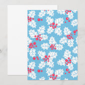 Holly Beere auf blau (Vorne/Hinten)