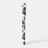 Holly Beere auf Weiß iPhone 16 Hülle (Rechte Seite)