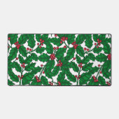 Holly Beere auf Weiß Schreibtischunterlage (Vorderseite)