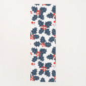 Holly Beere auf Weiß Yogamatte (Vorderseite)