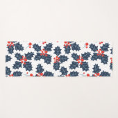 Holly Beere auf Weiß Yogamatte (Vorderseite (Horizontal))