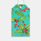 Holly Beere Geschenkanhänger (Vorderseite)
