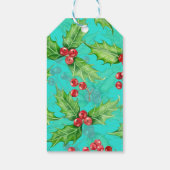 Holly Beere Geschenkanhänger (Rückseite)