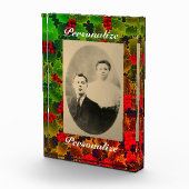 Holly-Beeren-Blätter leuchten winterrot Fotoblock (Rechts)