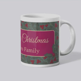 Holly-Beeren-Weihnachten Kaffeetasse