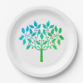 Holly-Beerenbaum Pappteller (Vorderseite)