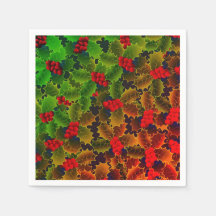 Holly-Beerenblatt strahlend Winterrot-grüne Herde