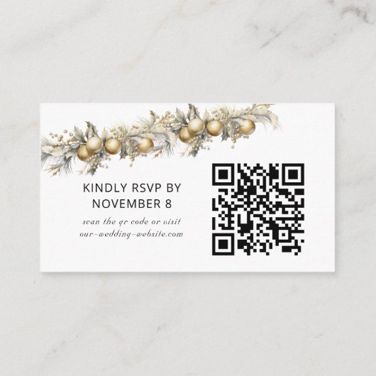 Holly Bells Christmas Webseite Online UAWG Begleitkarte (Rückseite)