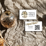 Holly Bells Christmas Webseite Online UAWG Begleitkarte<br><div class="desc">Weihnachts Hochzeitskarte für Hochzeitswebseite mit QR-Code und optional Online-UAWG mit traditionellen Kirchenglocken und Garland von Heiligen mit Urlaubsornamenten. Zeitloses saisonales Design mit eleganter Typografie, Hochzeitsglocken mit Goldbogen und festlicher, heiliger Zweig mit goldenen Bauern. Für die Koordinierung von Einladungen, Schreibwaren und Dekorationen während der Veranstaltung, schauen Sie bitte in der Holly...</div>