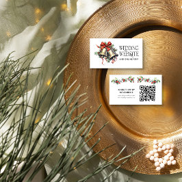 Holly Bells Winter Wedding Website und Online-UAWG Begleitkarte