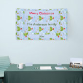 Holly Beries Blätter Muster Frohe Weihnachten Banner (Messeveranstaltung)