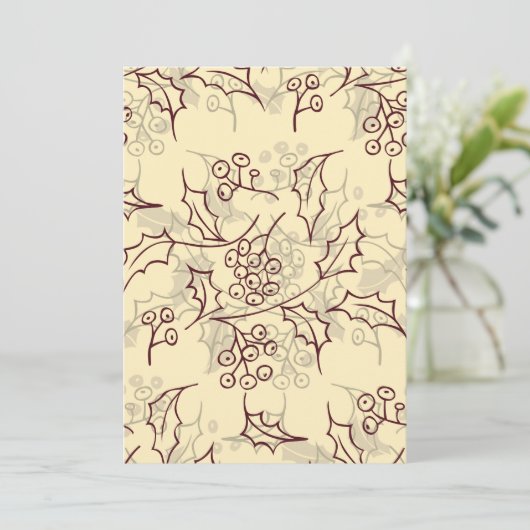 Holly Beries nahtlos (Stehend Vorderseite)