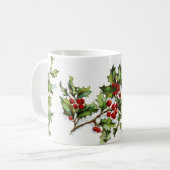 Holly Berries 001 Kaffeetasse (Vorderseite Links)