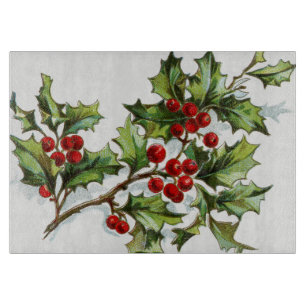 Holly Berries 001 Schneidebrett