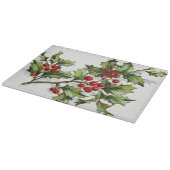 Holly Berries 001 Schneidebrett (Ecke)