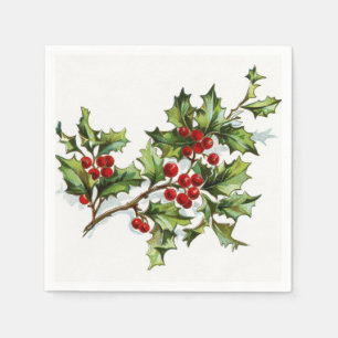 Holly Berries 001 Serviette