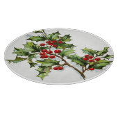 Holly Berries 002 Schneidebrett (Ecke)
