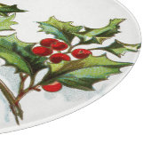 Holly Berries 002 Schneidebrett (Ecke)