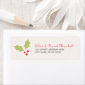 Holly Berries Address Labels (Insitu)
