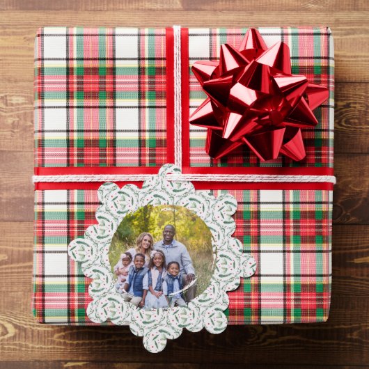 Holly Berries and branches Paper Ornament Card (Insitu (Geschenk))