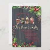 Holly Berries, Christmas Drinks Company Einladung (Vorderseite)