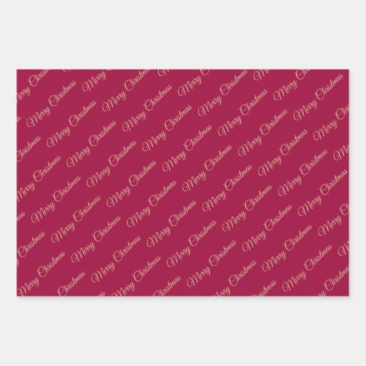 Holly Berries Christmas Geschenkpapier Set (Vorderseite 2)