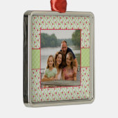 Holly berries christmas holiday photo ornament (Rechts)