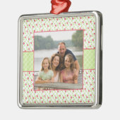 Holly berries christmas holiday photo ornament (Links)