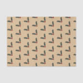 Holly Berries Christmas - Holly Sprig Seidenpapier (Vorderseite)