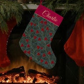 Holly Berries Christmas Kleiner Weihnachtsstrumpf