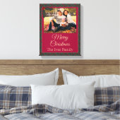 Holly Berries Christmas Leinwanddruck (Insitu (Schlafzimmer))