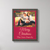 Holly Berries Christmas Leinwanddruck (Vorderseite)