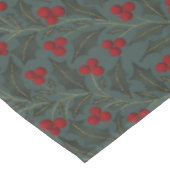 Holly Berries Christmas Tischdecke (Schrägansicht)