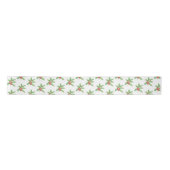 Holly berries Christmas wrapping paper Satinband (Vorderseite)