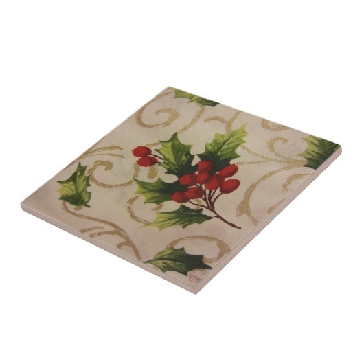 Holly Berries Fliese (Seite)
