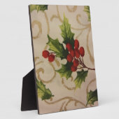 Holly Berries Fotoplatte (Seite)