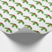 Holly Berries Geschenkpapier (Ecke)