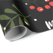 Holly Berries Geschenkpapier (Rolleneckpunkt)
